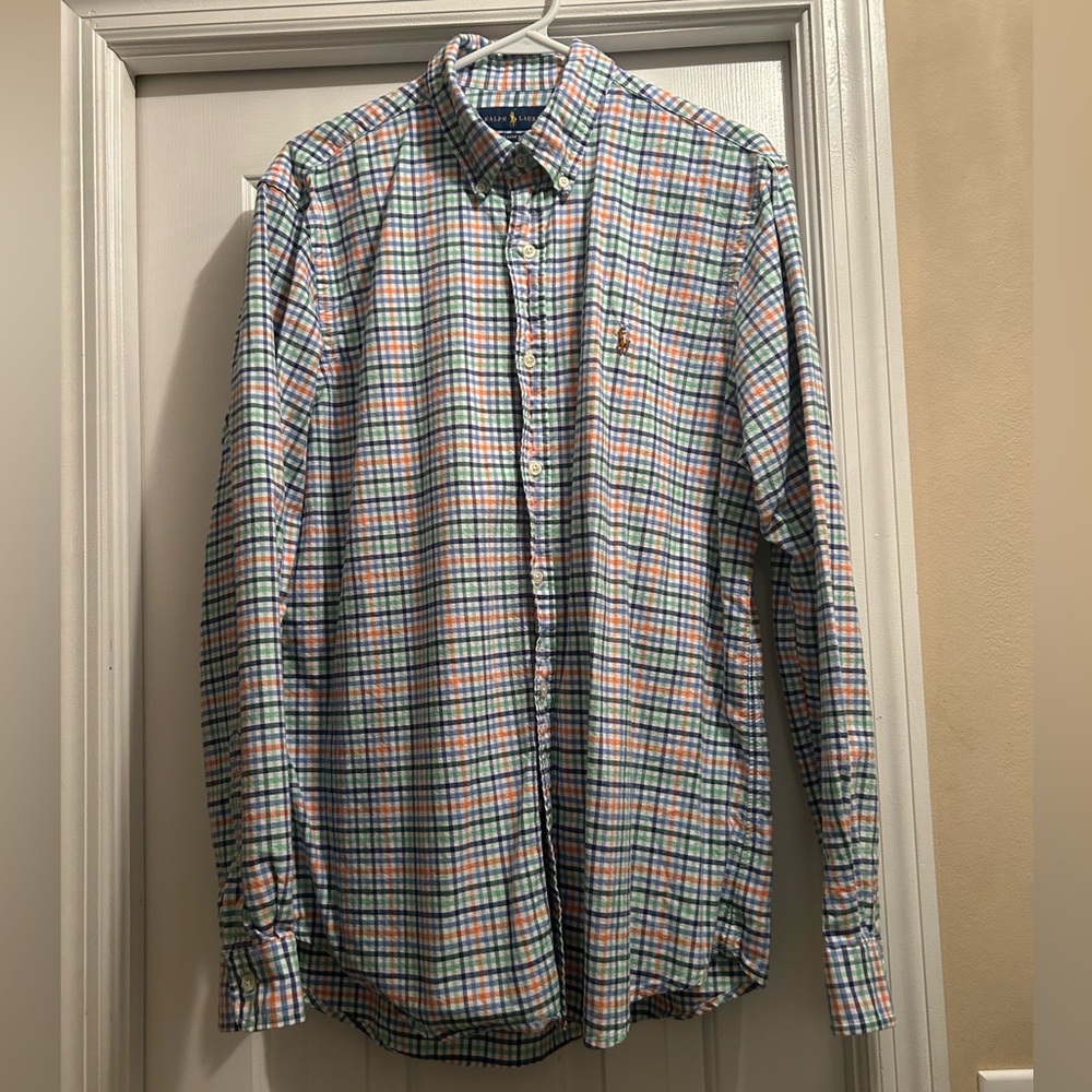 Ralph Lauren Men's Colorful Checkered Shirt